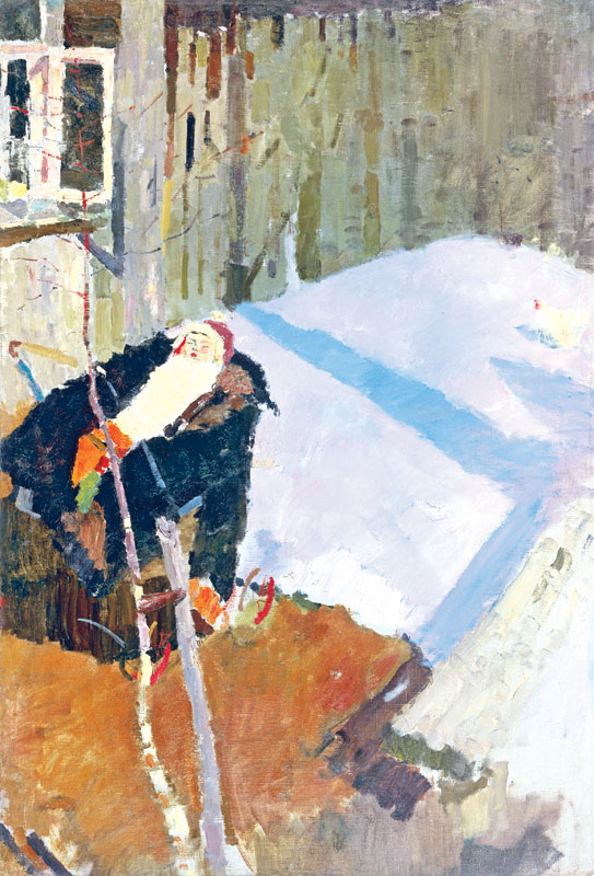 Позднеев Н. Наташа в коляске. 1960