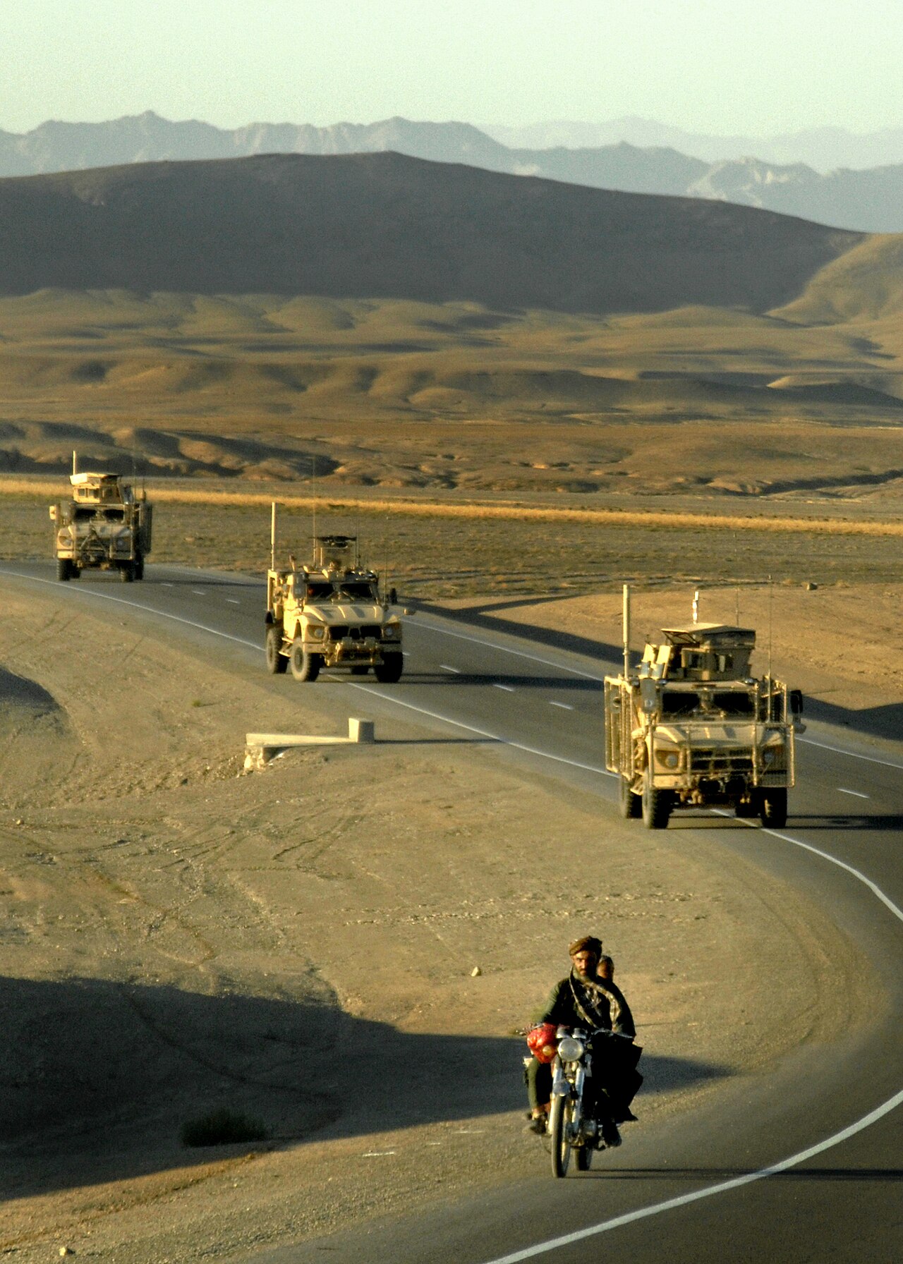 Provincial Reconstruction Team Zabul convoy along Highway 1.jpg