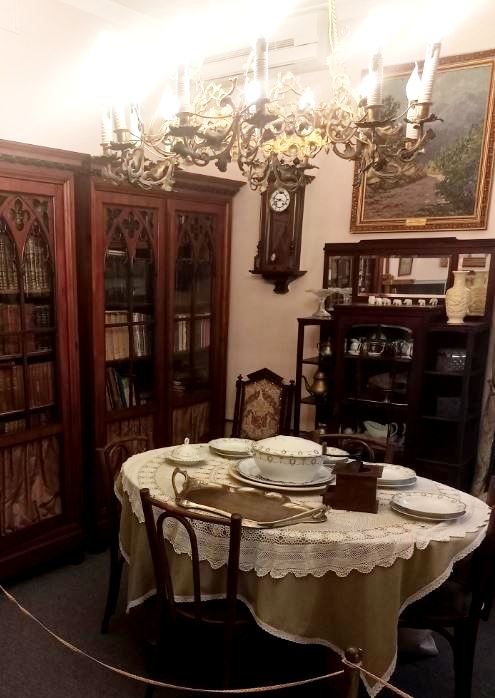 Дом-музей А. А. Киселёва, фрагмент экспозиции «Столовая семьи Киселёвых»
