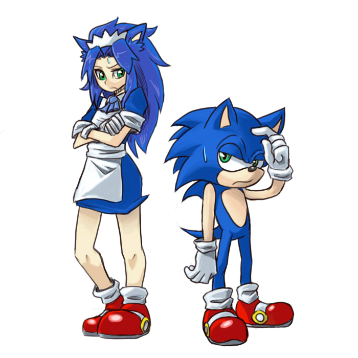 Хаяй со своим прототипом