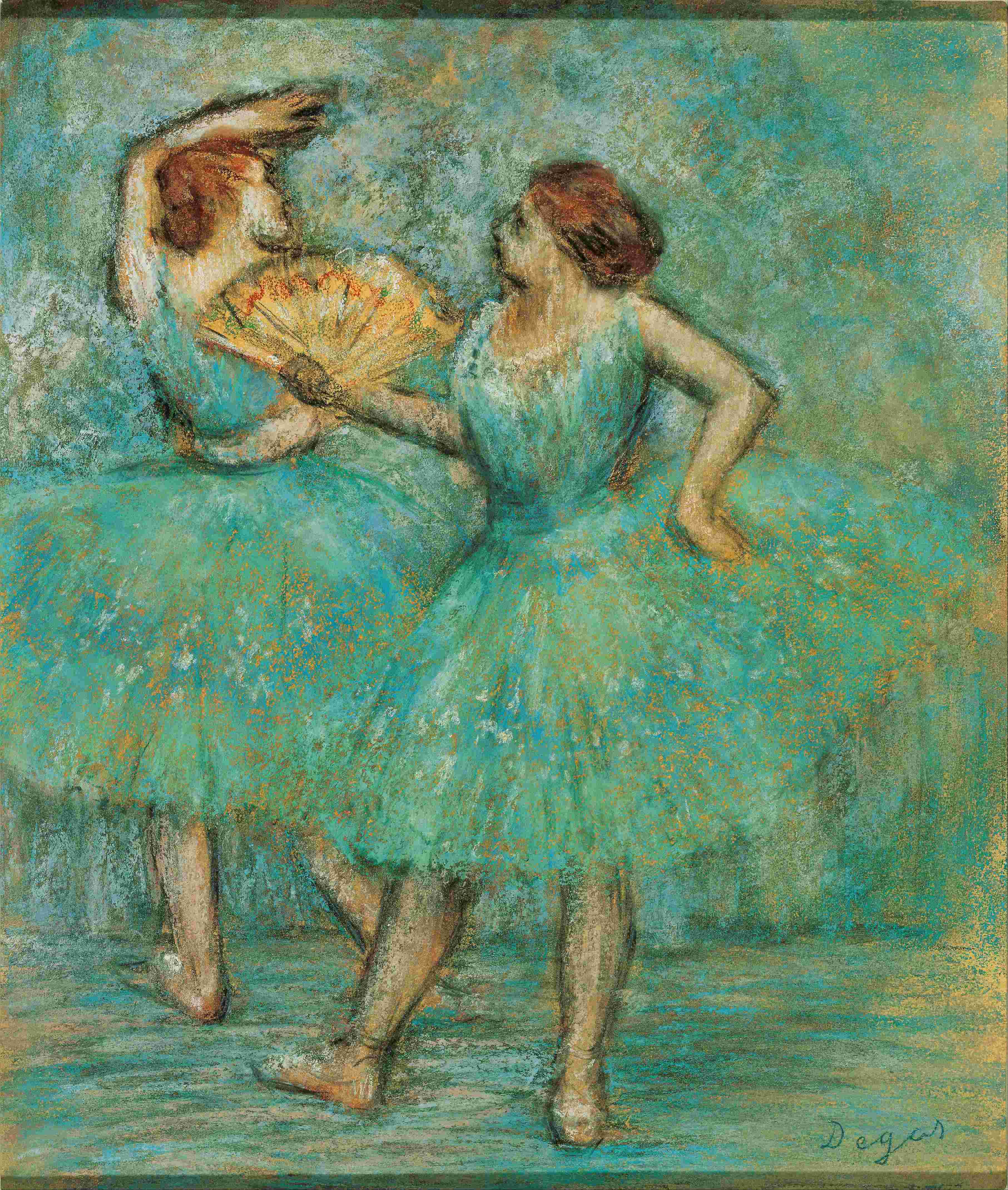 Edgar Degas - Two Dancers, c. 1905 - Google Art Project.jpg