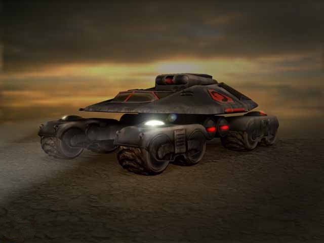 Ранняя модель невидимого танка