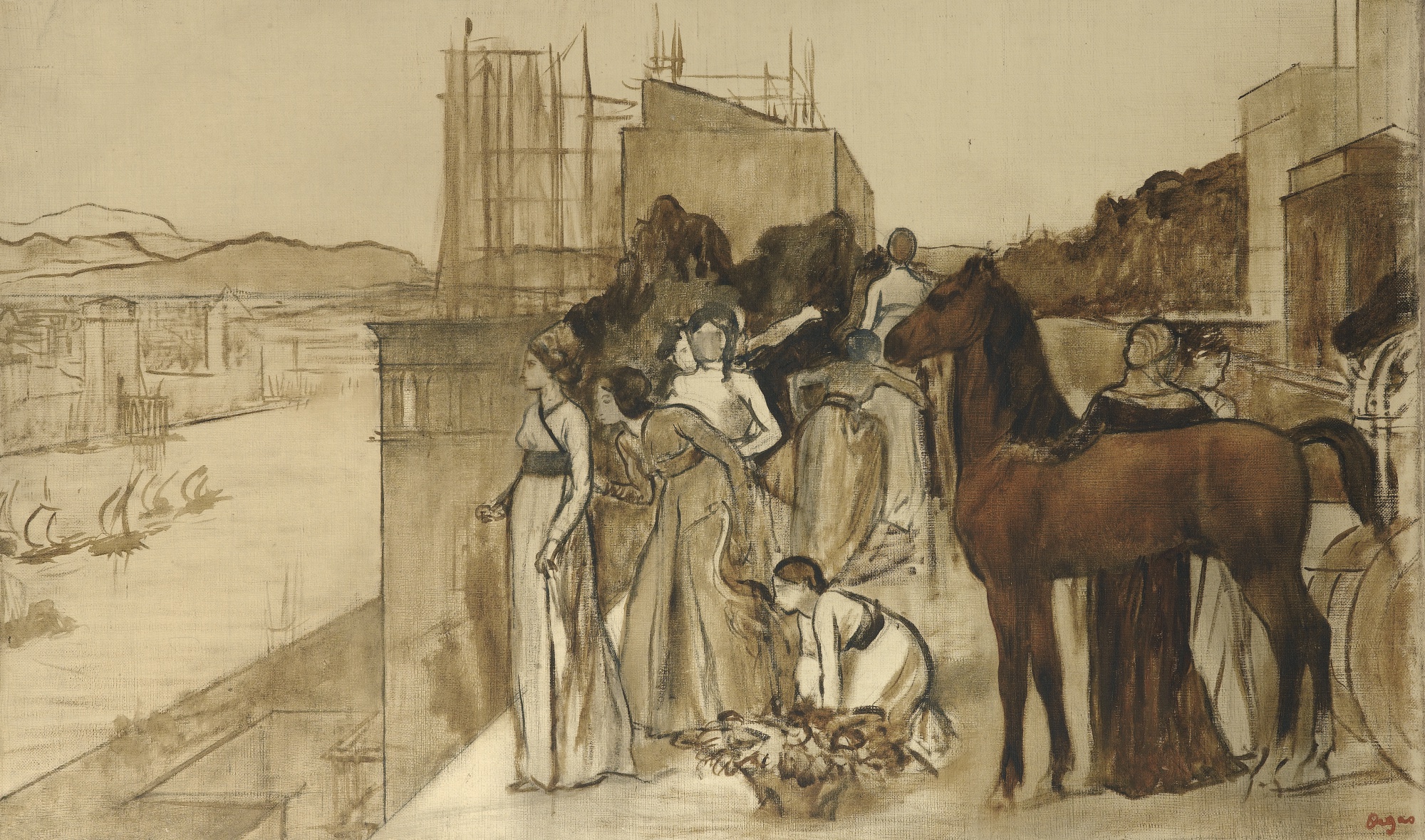 Degas - SÉMIRAMIS CONSTRUISANT UNE VILLE, 1861.jpg