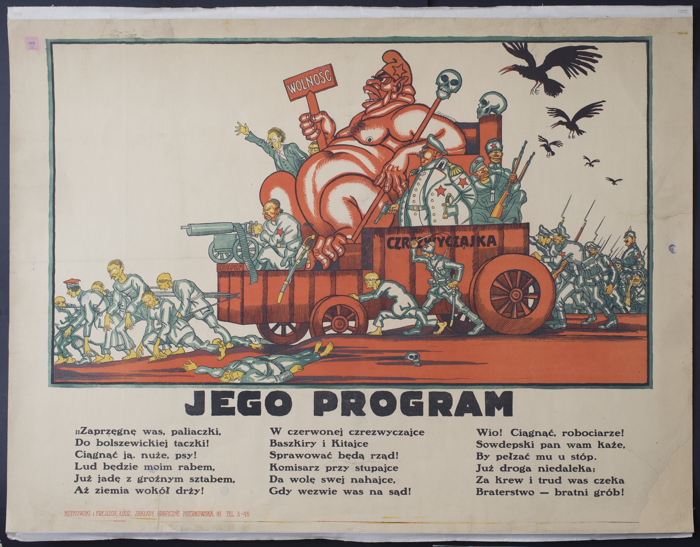 Jego program - polski plakat antybolszewicki 1920.jpg
