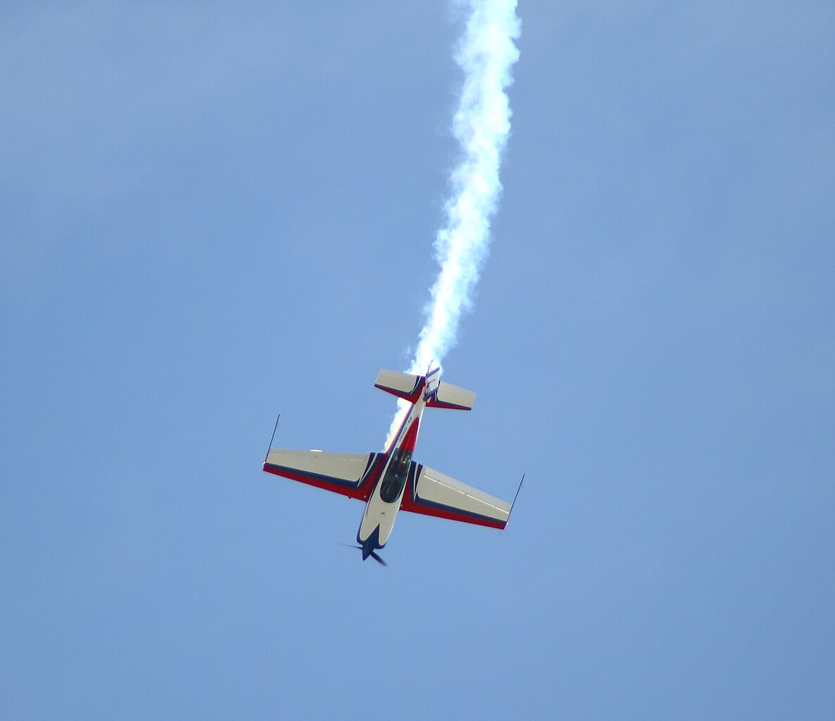 С. В. Капанина в воздухе