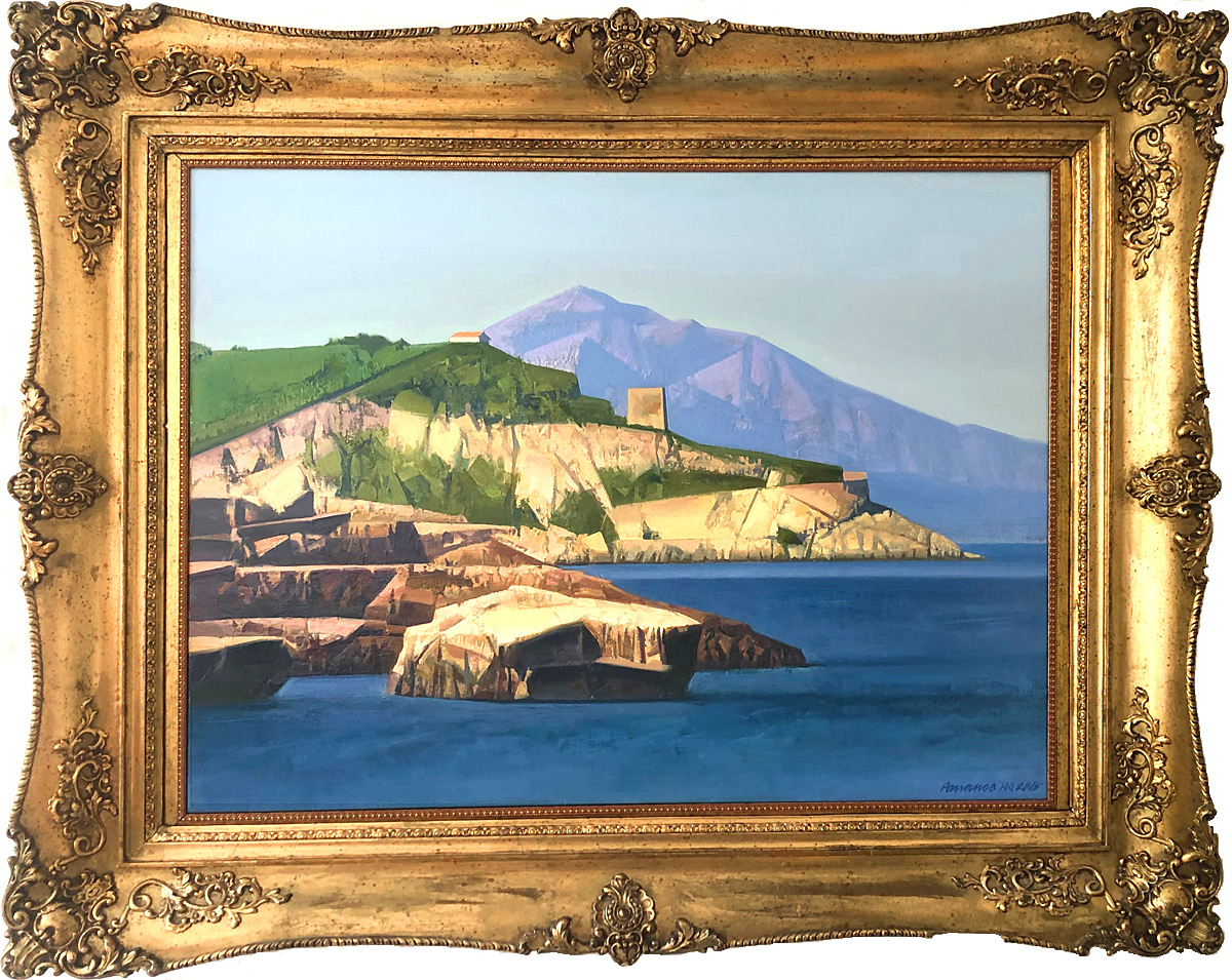 Романов Н. Сторожевая башня на пути к острову Капри. 2015