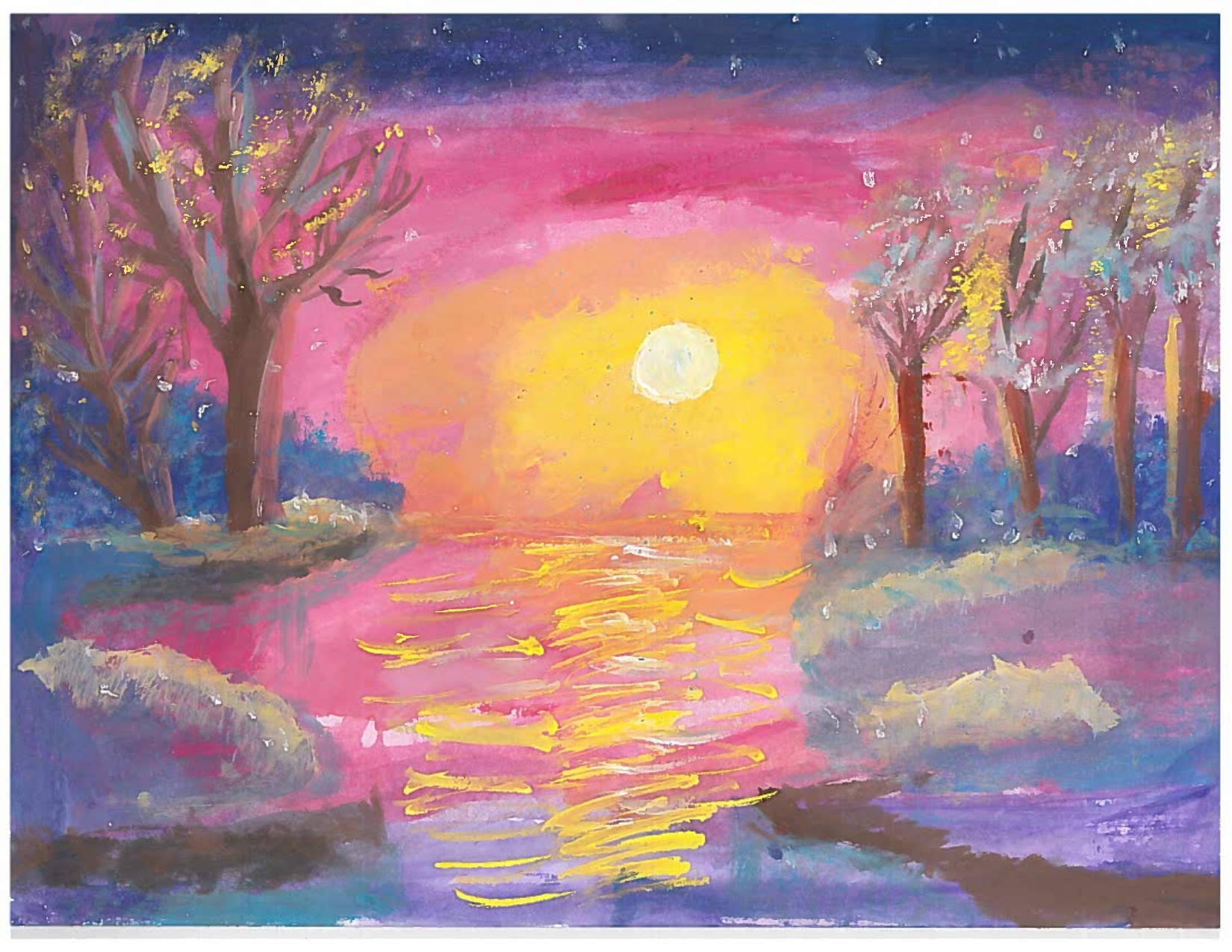 «Зимний закат»