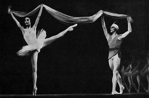 Николай Ковмир — Солор, Вазира Ганибалова — Никия (балет «Баядерка» Л. Минкуса), Кировский театр, 1983