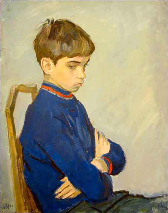 Шмидт А. В. Портрет Серёжи. 1974