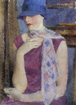 В. В. Лебедев. Портрет Надеждиной. 1927. ГРМ