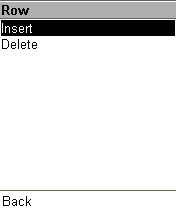 Меню строки.