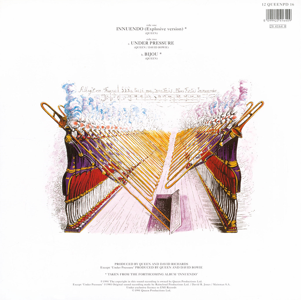 Задняя обложка 12" picture disc'а