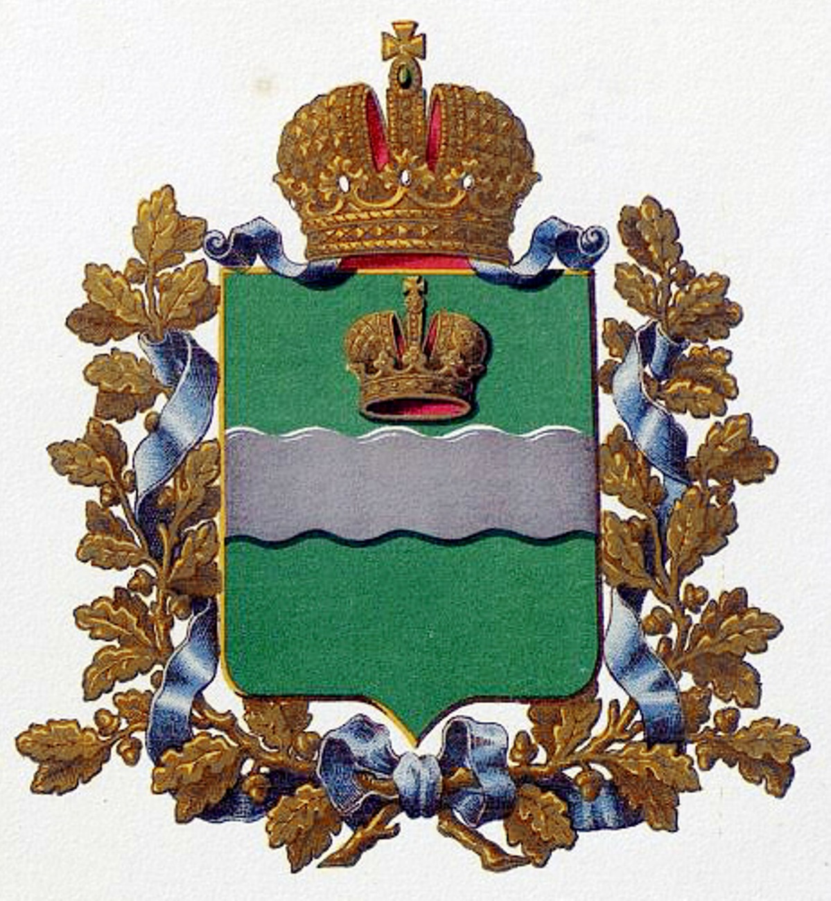 Герб Калужской губернии в гербовнике Бенке (1878 год)