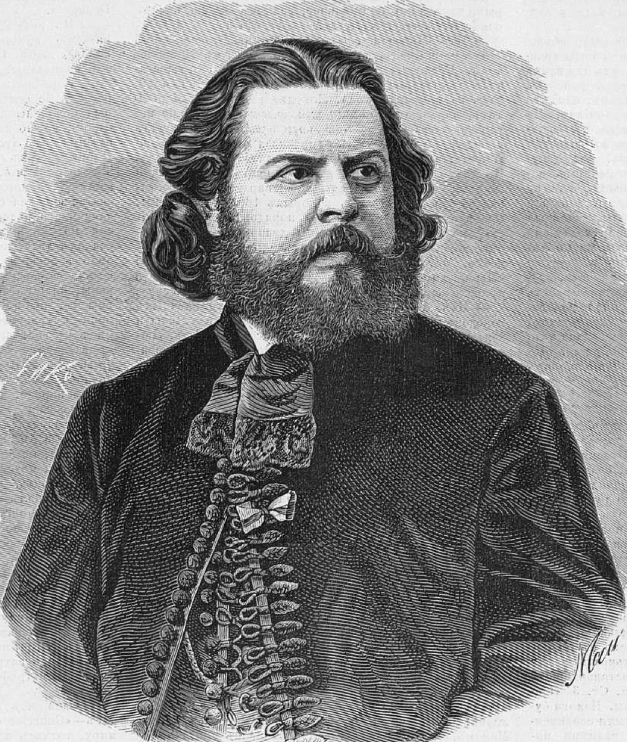 Российский певец и хоровой дирижёр Агренев-Славянский Д. А.