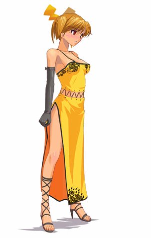 Двач-тян в модном наряде