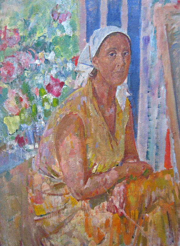 Савинов Г. Портрет О. Богаевской. 1982