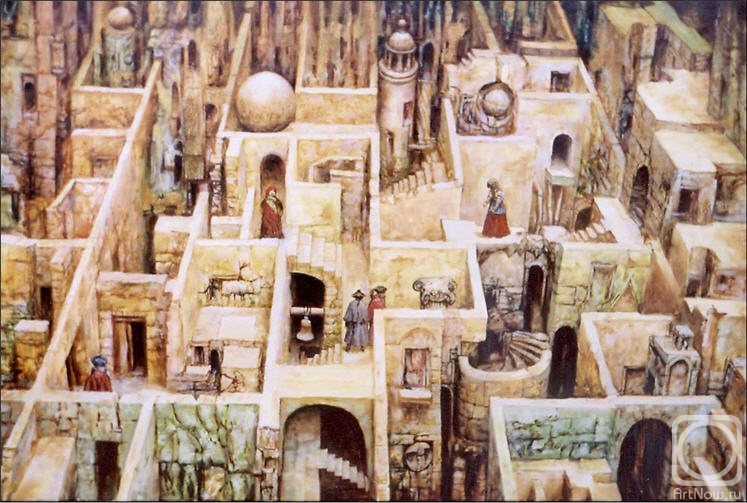 "В лабиринте", Масло (1998)