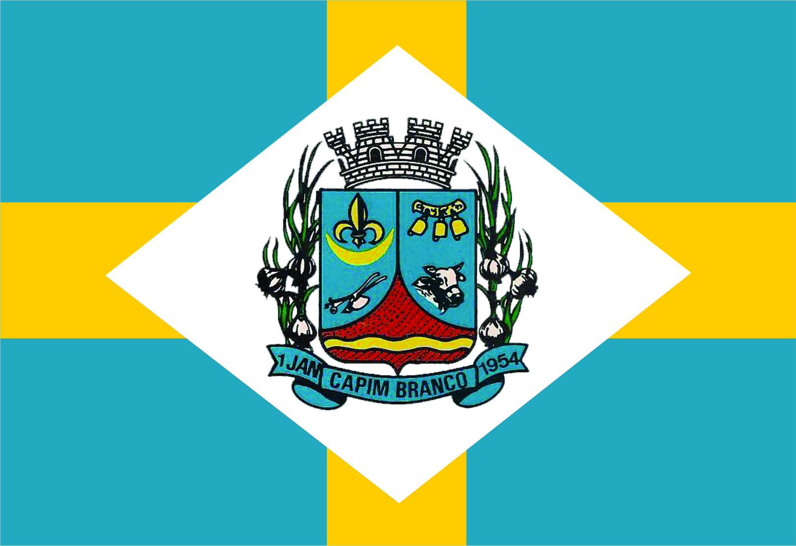 Флаг населённого пункта Капин-Бранку