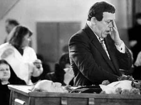 Кобзон на похоронах Квантришвили