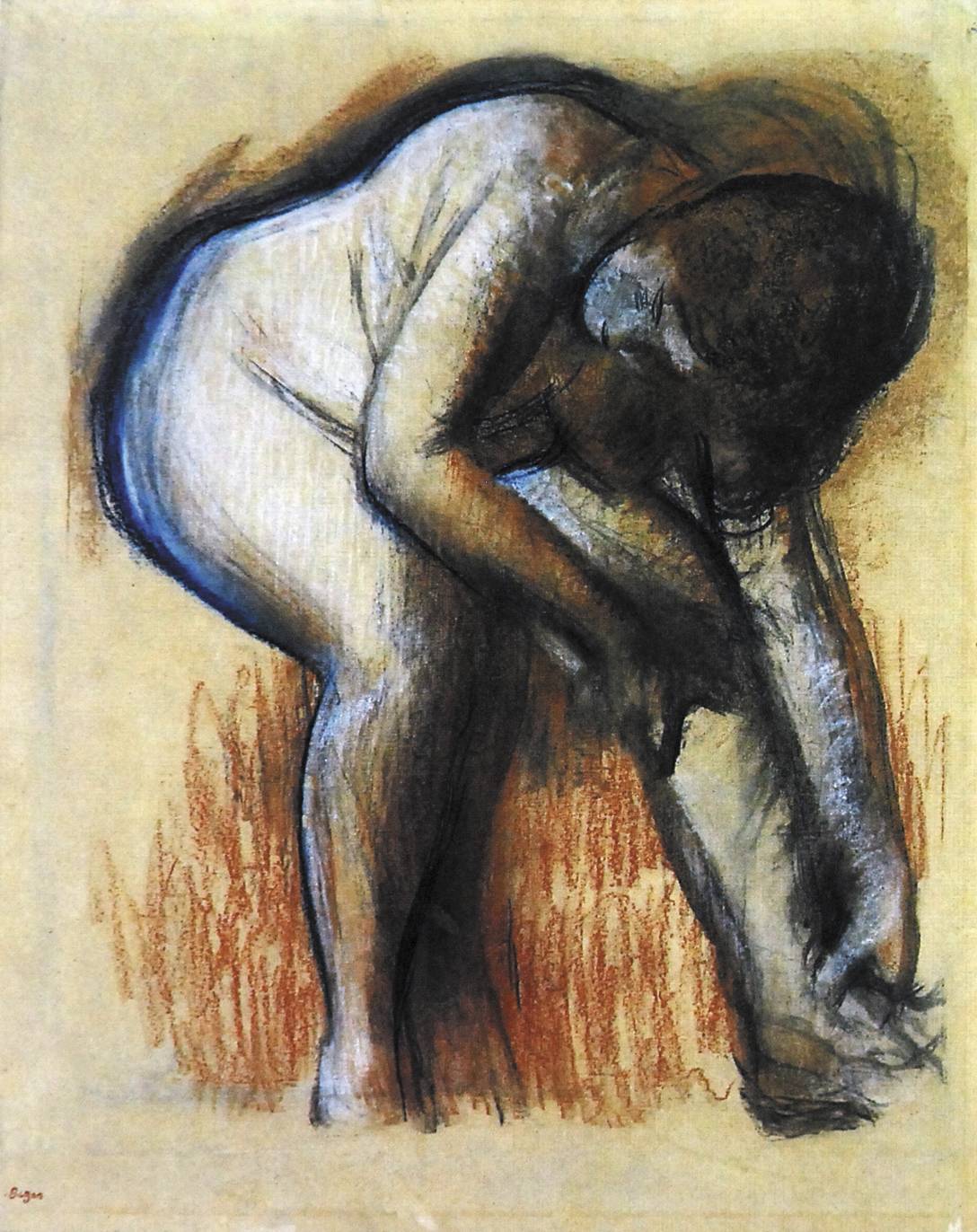 Femme s'essuyant les pieds après le bain 1818.jpg