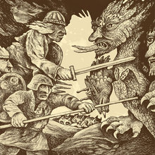 Обложка альбома «Hiiekoda» (Metsatöll, 2004)