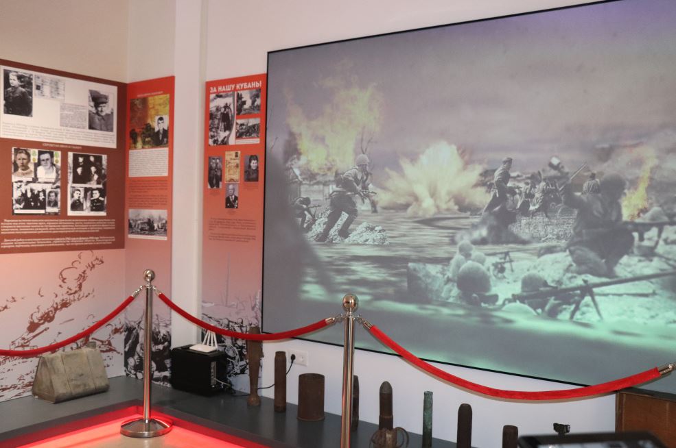 Экспозиция «Великая Отечественная война», фрагмент.