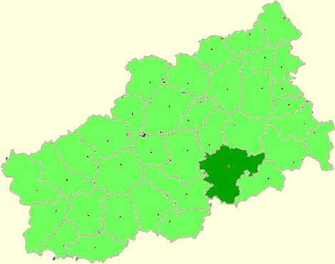 Калининский муниципальный округ на карте