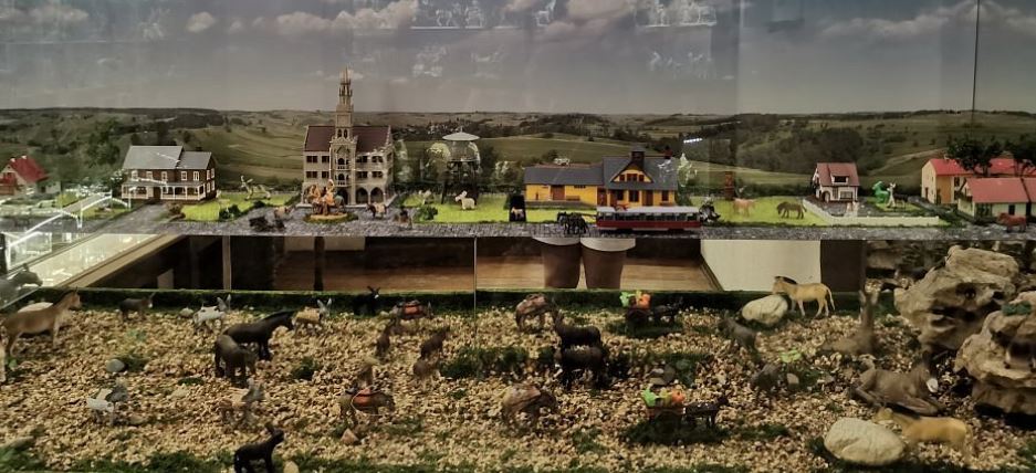 Фрагмент макета «Город осликов»