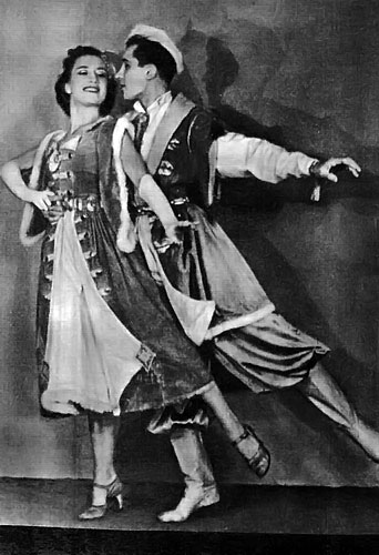 Валентина Галецкая и Анатолий Кузнецов - Мазурка (балет «Бахчисарайский фонтан» Б. В. Асафьева), Большой театр.