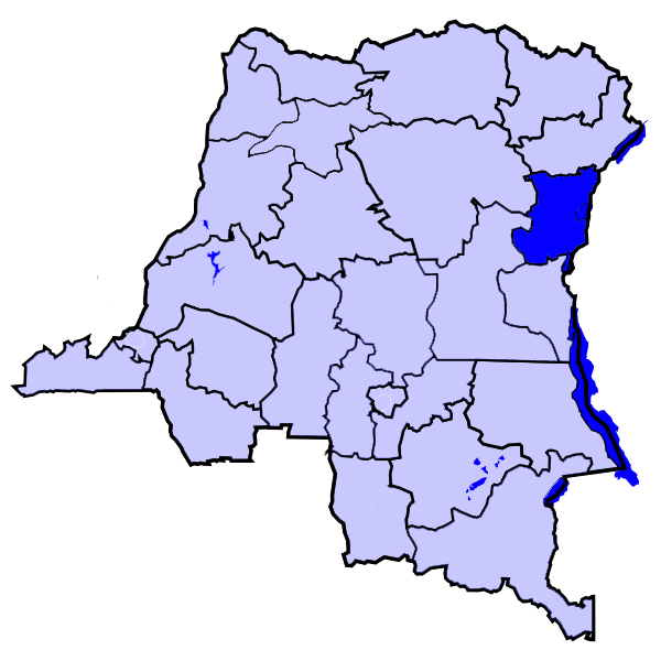 Северное Киву на карте