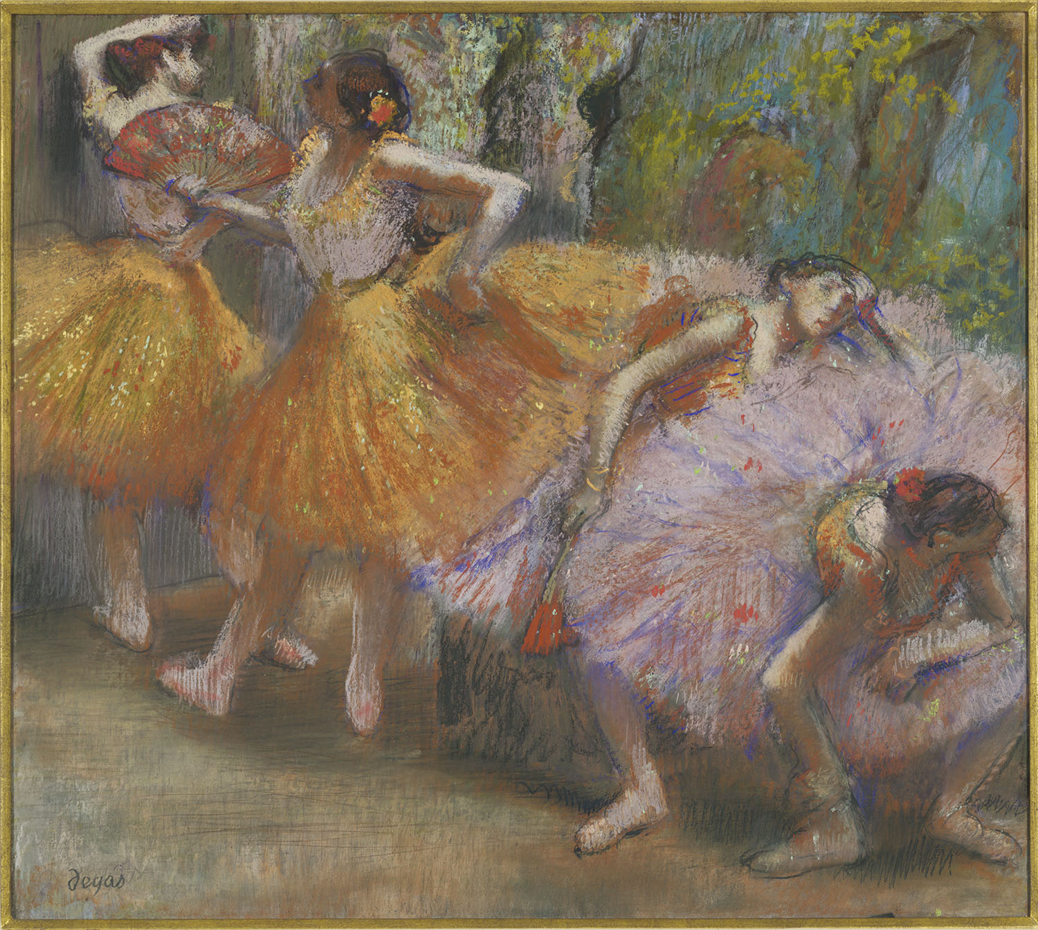 Degas - Dancers with Fans, c. 1898, 1945.209.jpg
