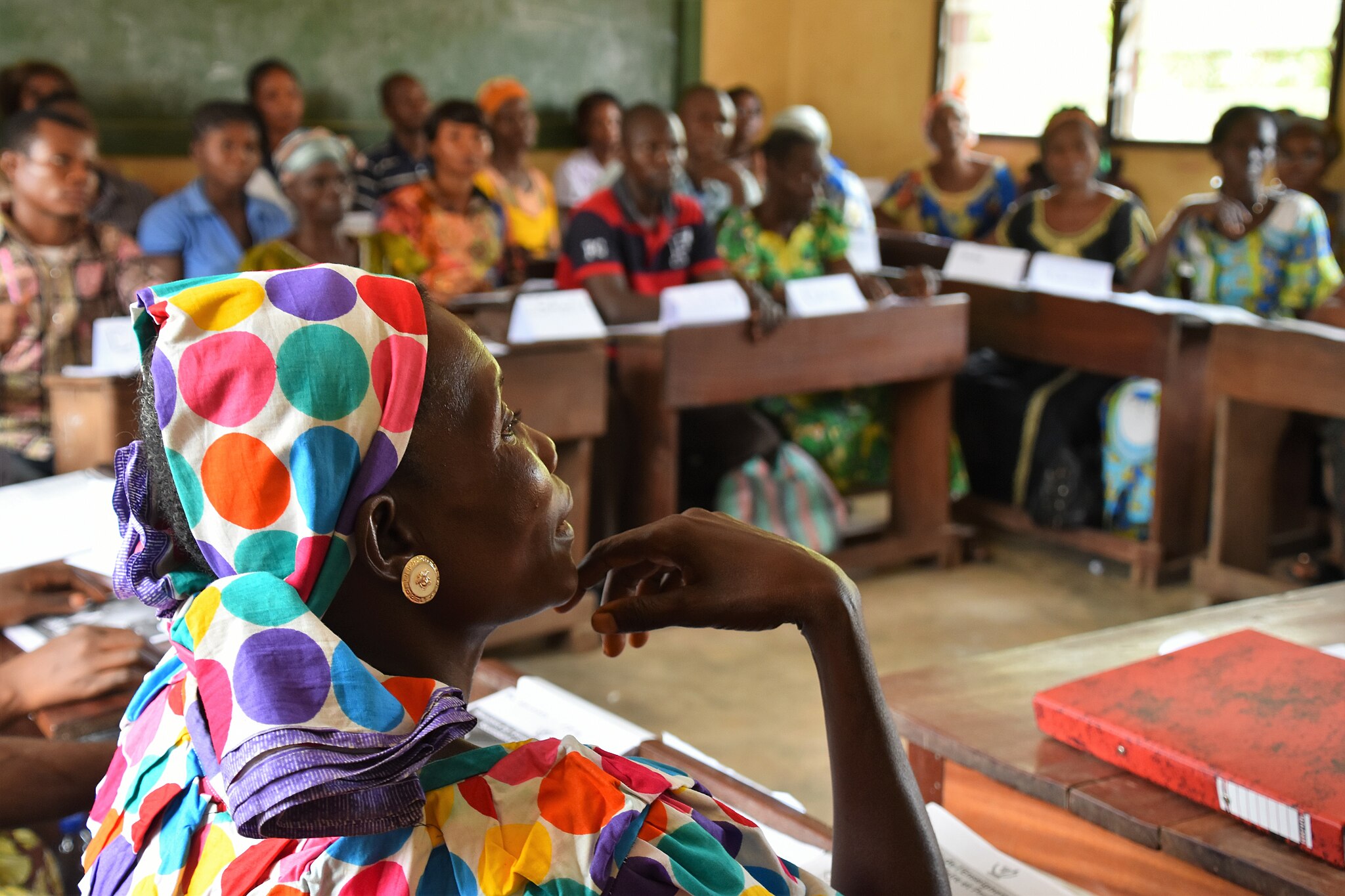 Обучение учителей в Мбандаке (2017 год).