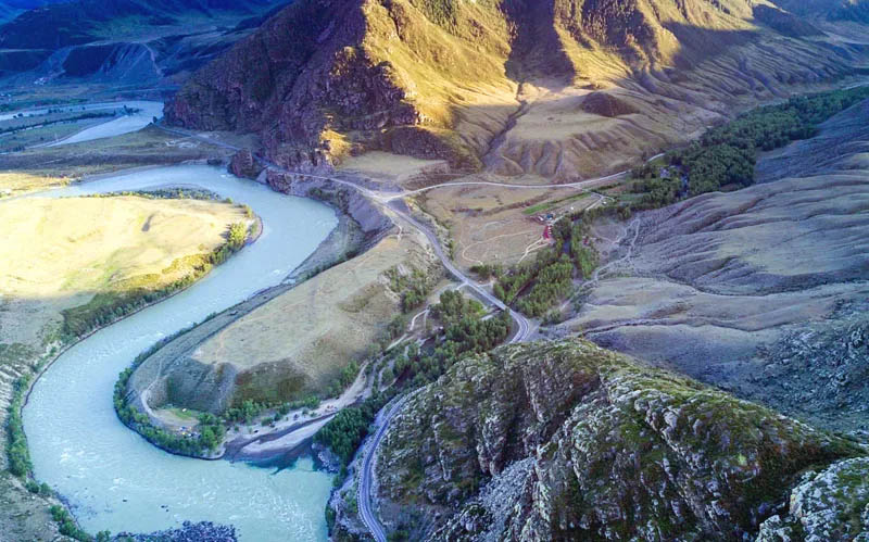 Мыс на котором располагалось Яломанское городище