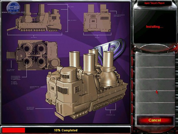 Во время установки