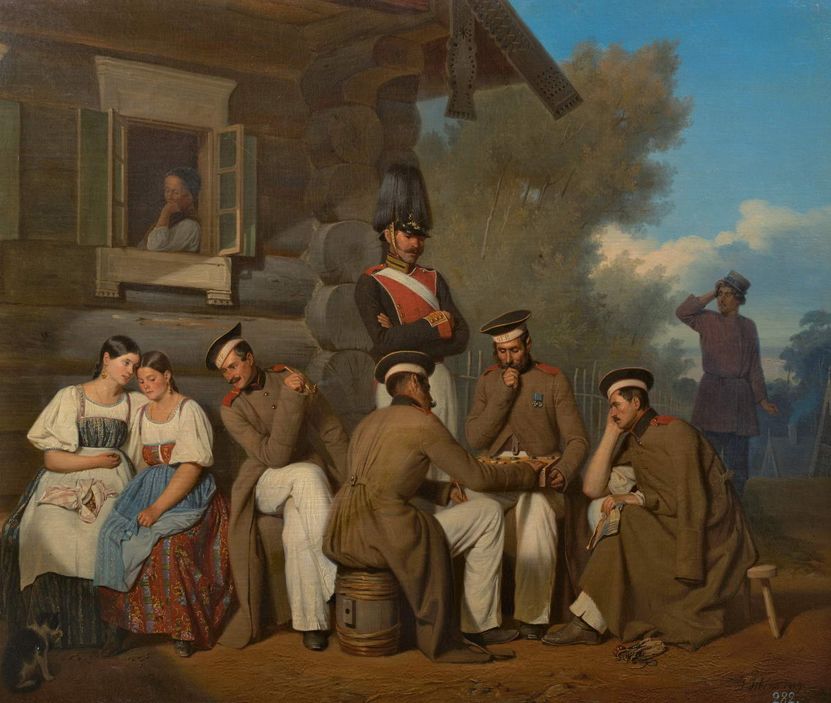 Файл:Адольф Йебенс - Солдатская бытовая сцена - ГРМ.jpg