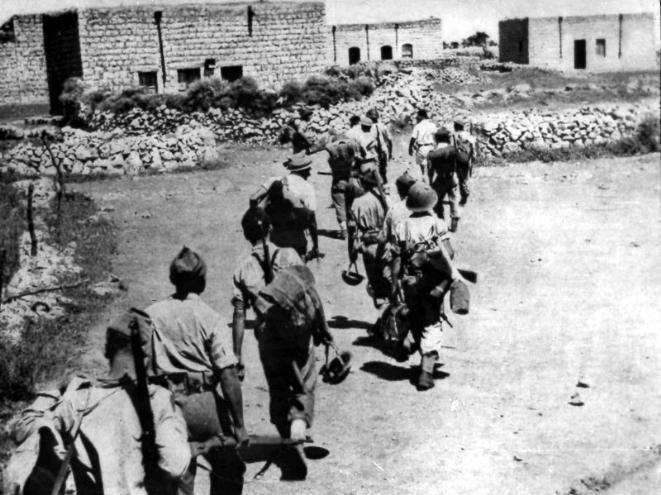 1-й батальон Пальмаха входит в Малкию.