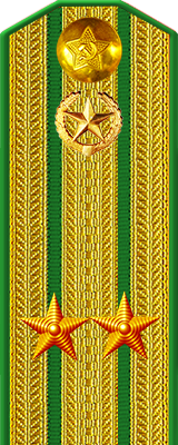 Парадный погон подполковника пограничных войск КГБ СССР