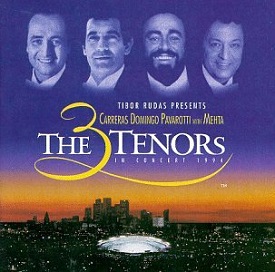 Обложка альбома «The Three Tenors in Concert 1994» (Три тенора, 1994)