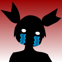 Первая картинка-силуэт Уныл-тян