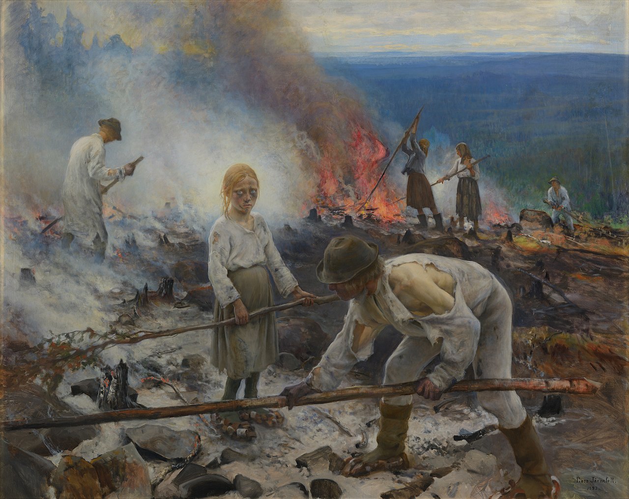 Файл:Eero Järnefelt - Under the Yoke (Burning the Brushwood) - Google Art Project_2.jpg