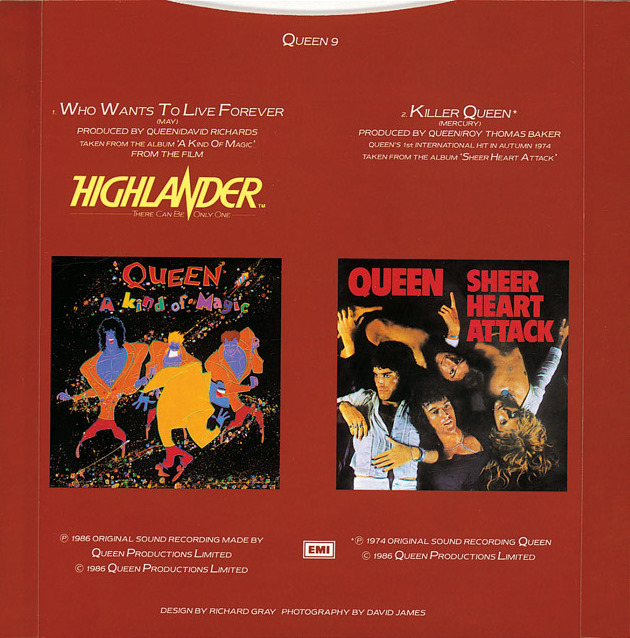 Задняя обложка 7" пластинки