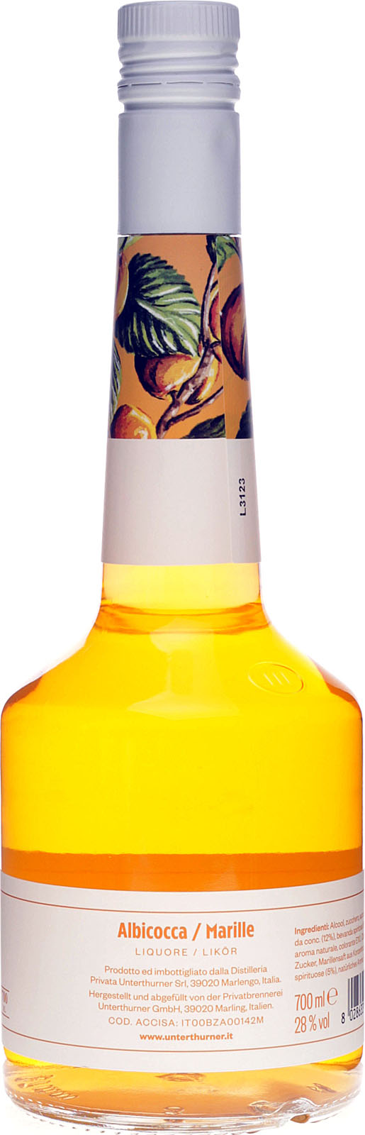 Unterthurner Albicocca Liqueur