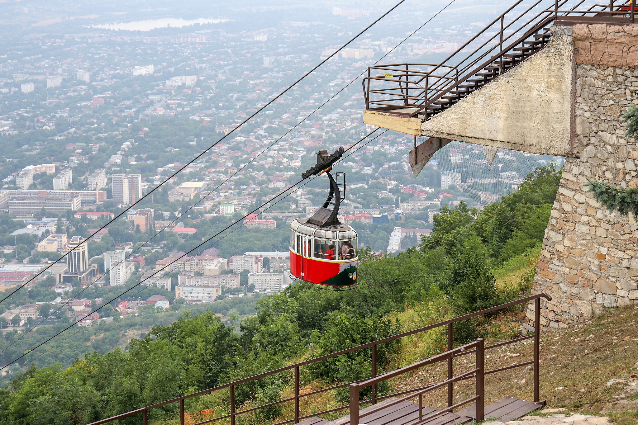 Вид с верхней станции