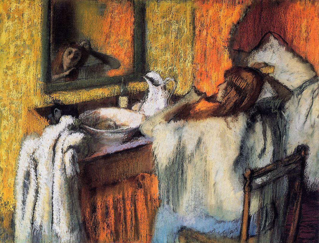 Degas - Woman at Her Toilette, circa 1895-1900.jpg