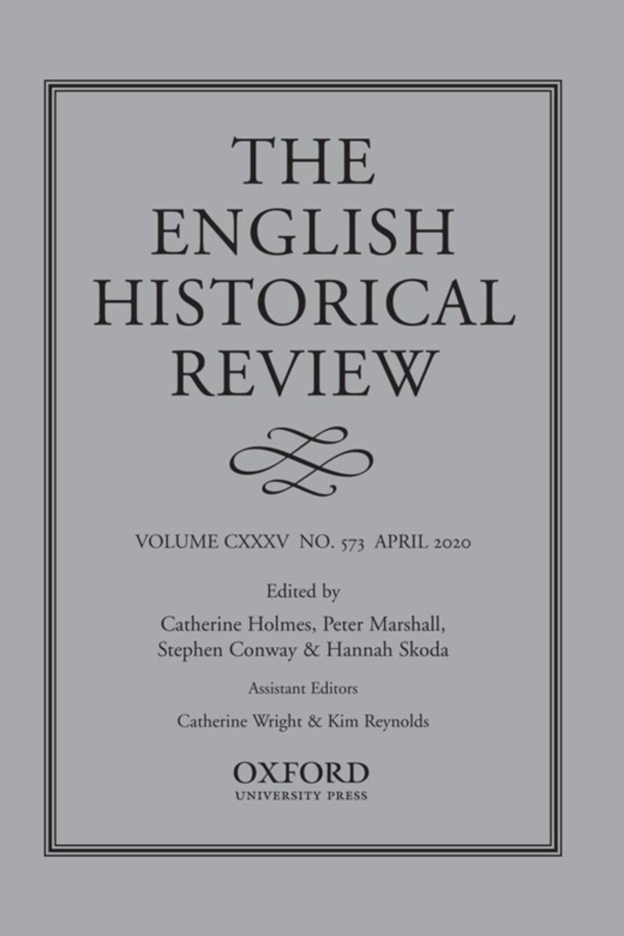The English Historical Review (2020, Vol. 135, № 573).jpg
