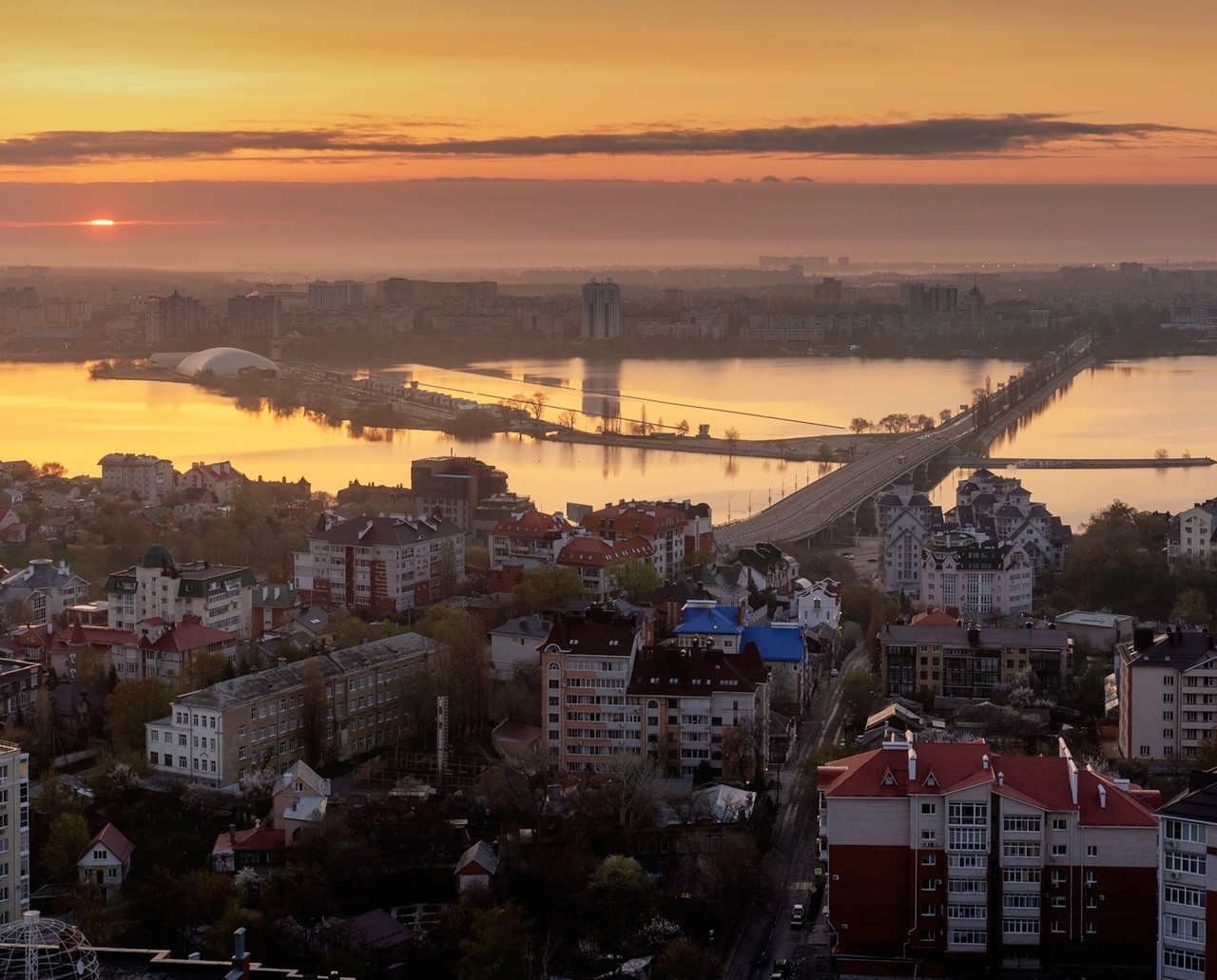 Чернавский мост с дамбами