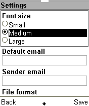 Настройки редактора.