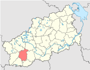 Нелидовский округ на карте