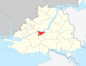 Новокаховский городской округ на карте